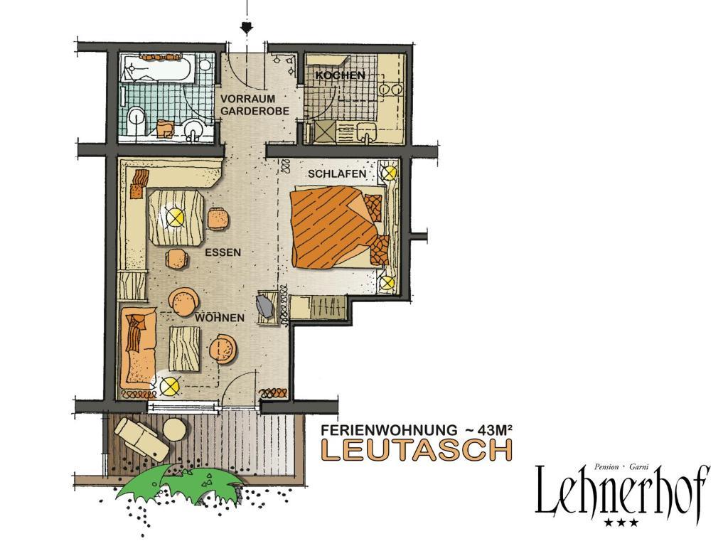 Pension Lehnerhof Лойташ Номер фото